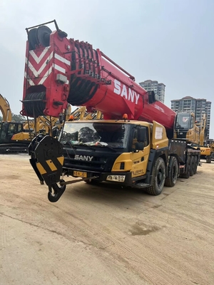 2019 सैनी प्रयुक्त मोबाइल क्रेन ट्रक 220T सेकंड हैंड ट्रक घुड़सवार क्रेन