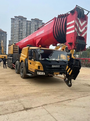 2019 सैनी प्रयुक्त मोबाइल क्रेन ट्रक 220T सेकंड हैंड ट्रक घुड़सवार क्रेन
